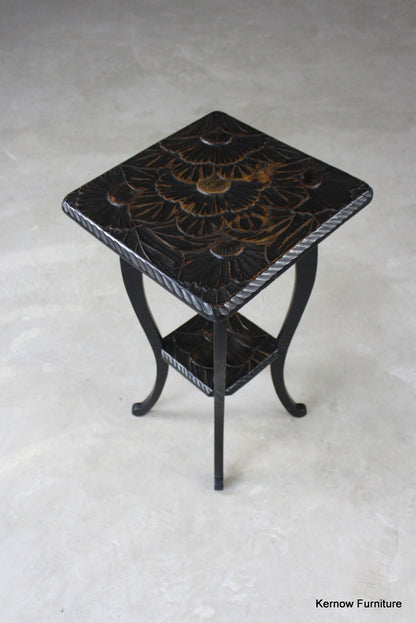 Early 20th Century 2 Tier Side Table - Kernow Furniture