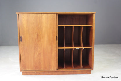 Retro Teak Music Cabinet - Kernow Furniture