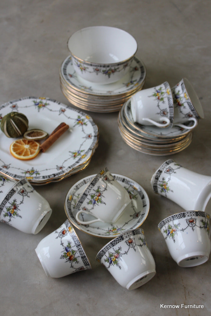 Vintage Art Deco China Tea Set - Kernow Furniture