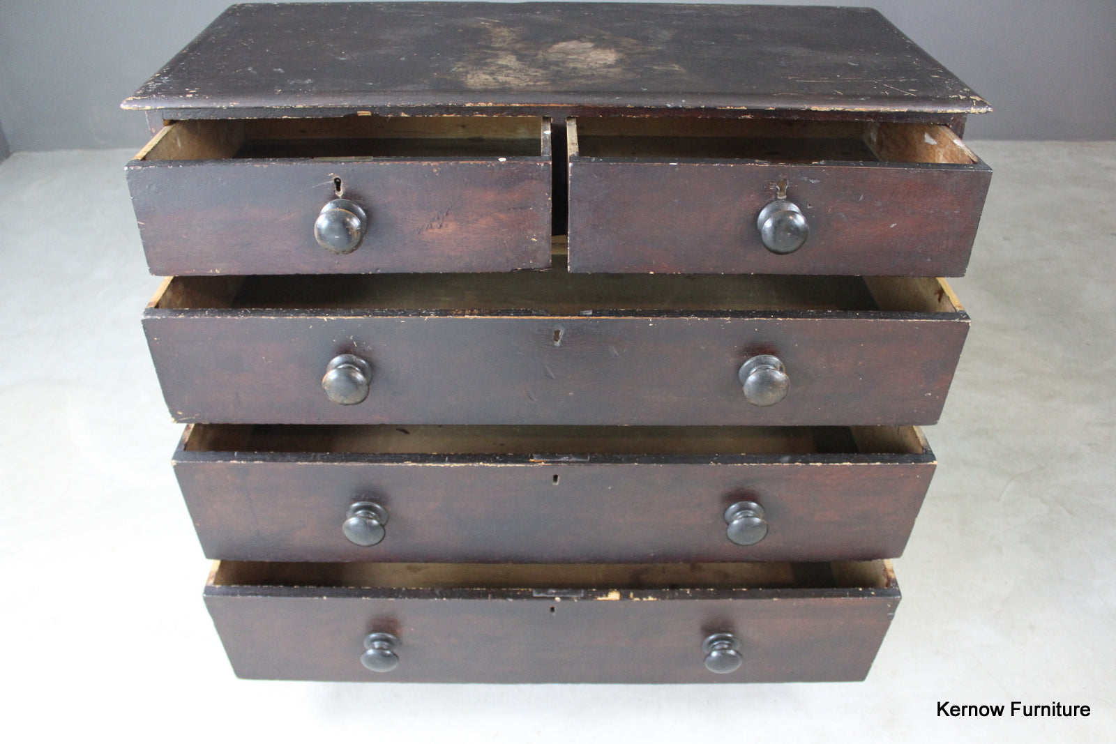 Rustic Victorian Chest of Drawers - Kernow Furniture