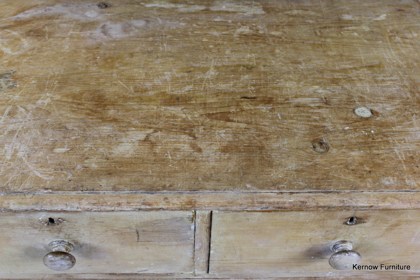 Antique Pine Chest of Drawers - Kernow Furniture