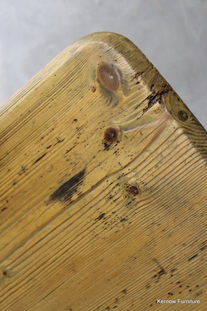 Antique Pine Kitchen Table - Kernow Furniture