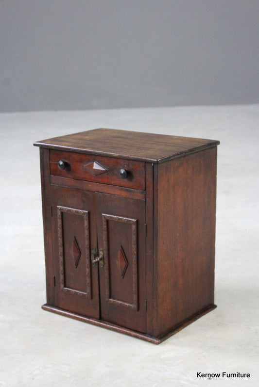 Small Arts & Crafts Mahogany Cabinet - Kernow Furniture