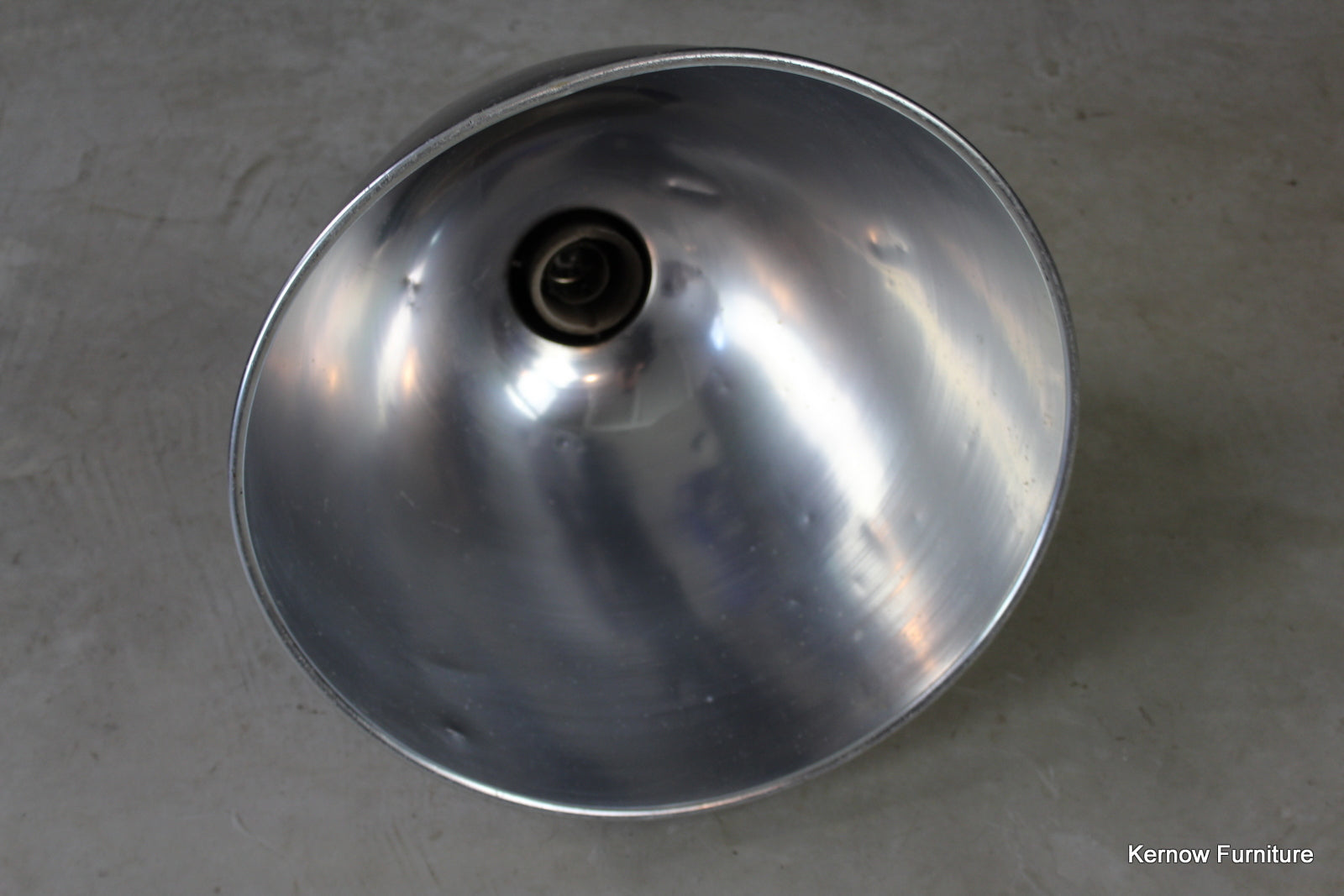 Large Industrial Aluminium Pendant Light - Kernow Furniture