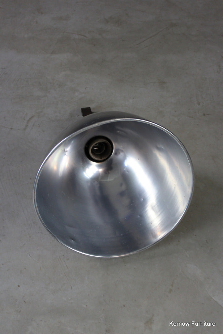 Large Industrial Aluminium Pendant Light - Kernow Furniture