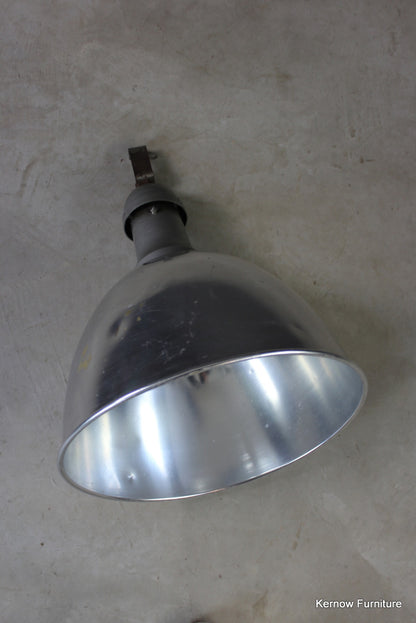 Large Industrial Aluminium Pendant Light - Kernow Furniture