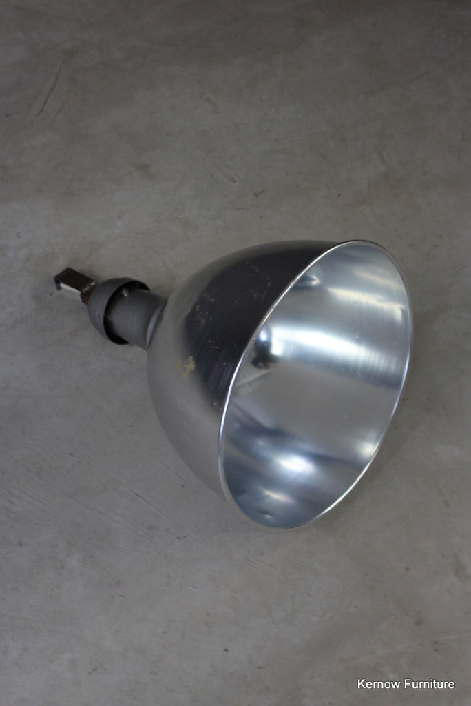 Large Industrial Aluminium Pendant Light - Kernow Furniture