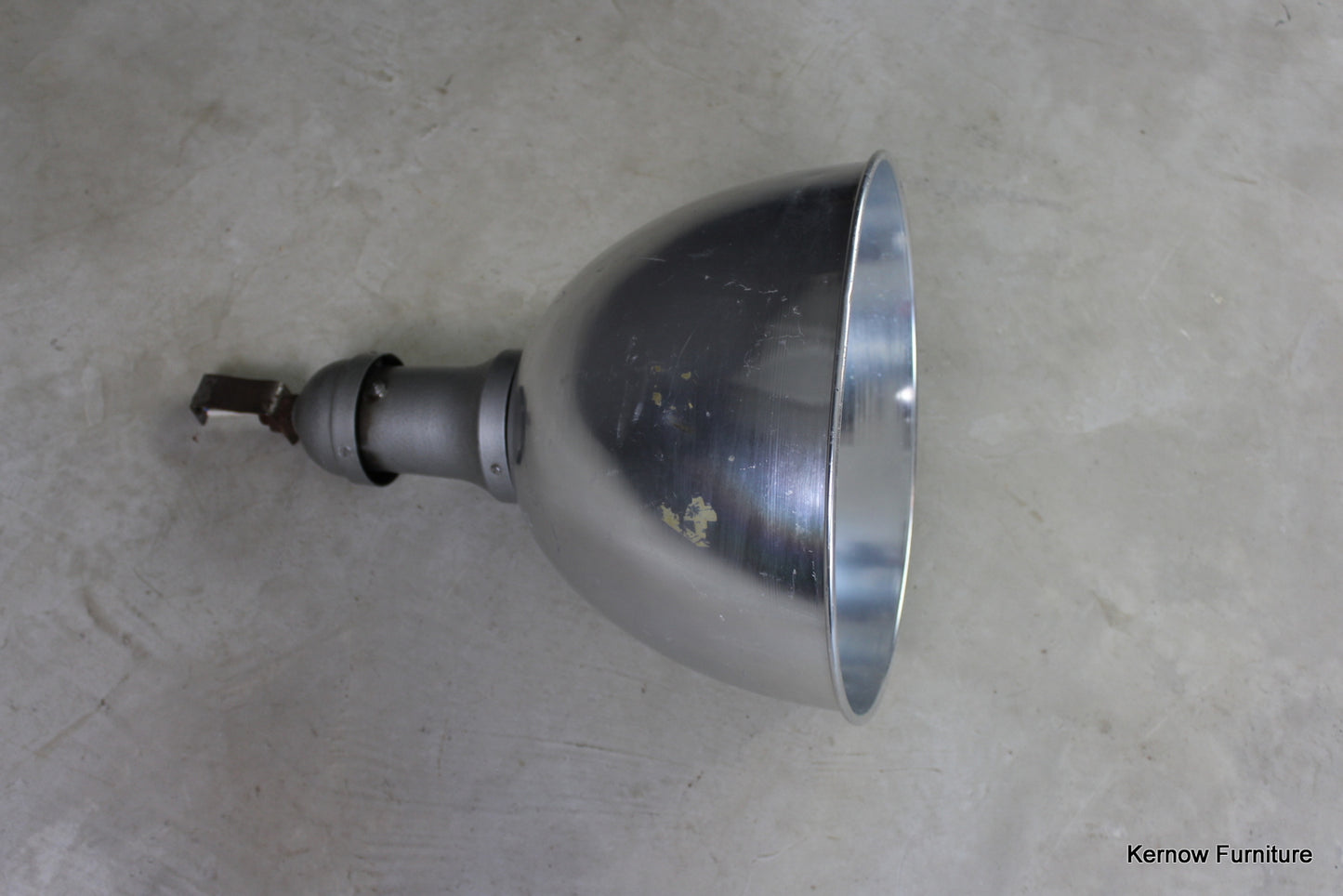 Large Industrial Aluminium Pendant Light - Kernow Furniture