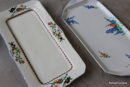 Pair Vintage Sandwich Plates - Kernow Furniture