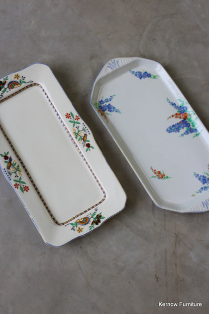 Pair Vintage Sandwich Plates - Kernow Furniture