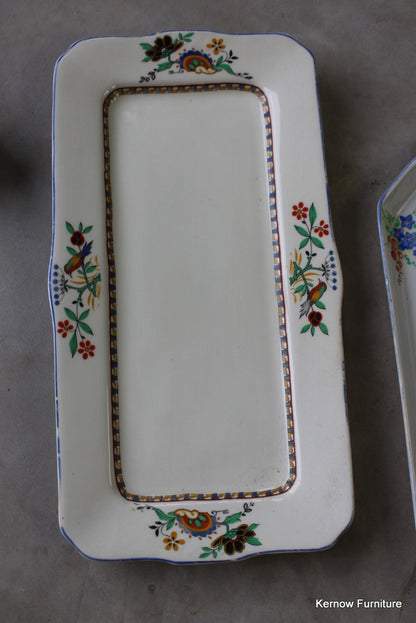 Pair Vintage Sandwich Plates - Kernow Furniture