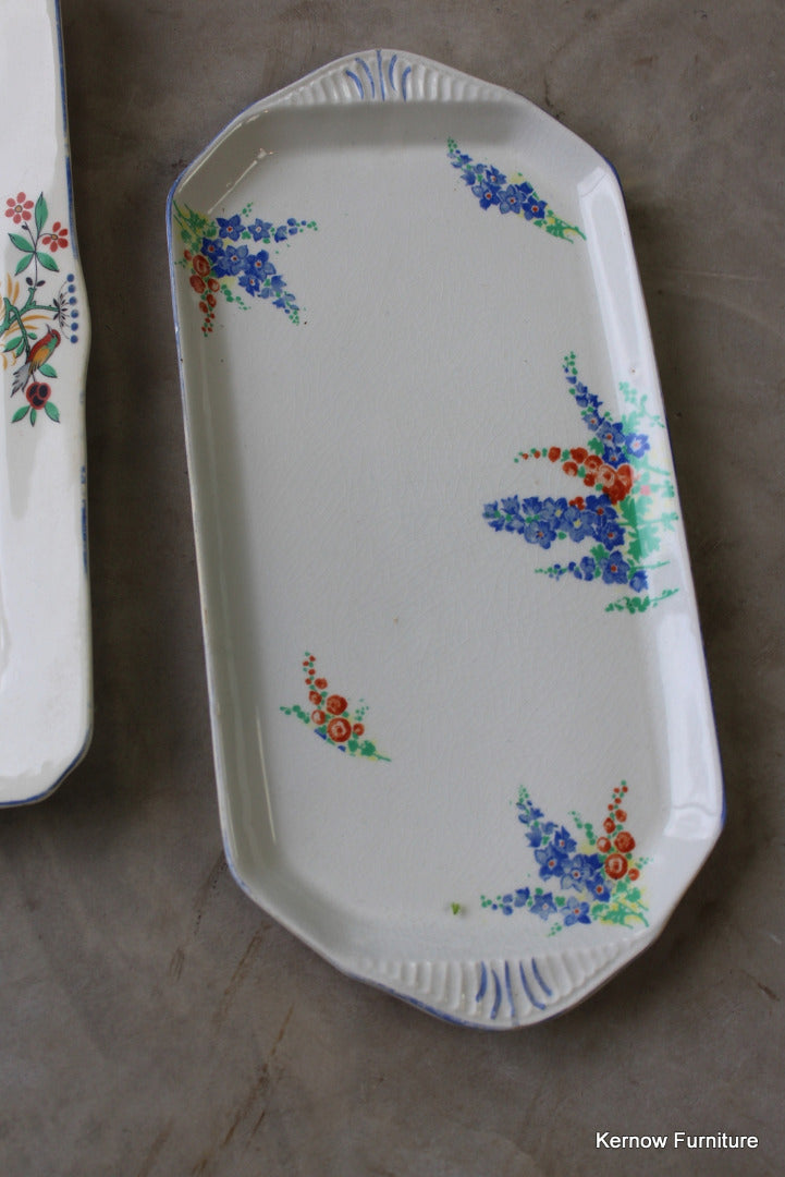 Pair Vintage Sandwich Plates - Kernow Furniture