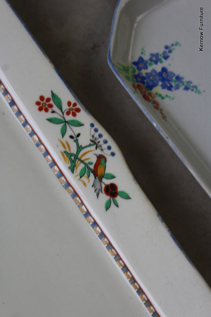 Pair Vintage Sandwich Plates - Kernow Furniture