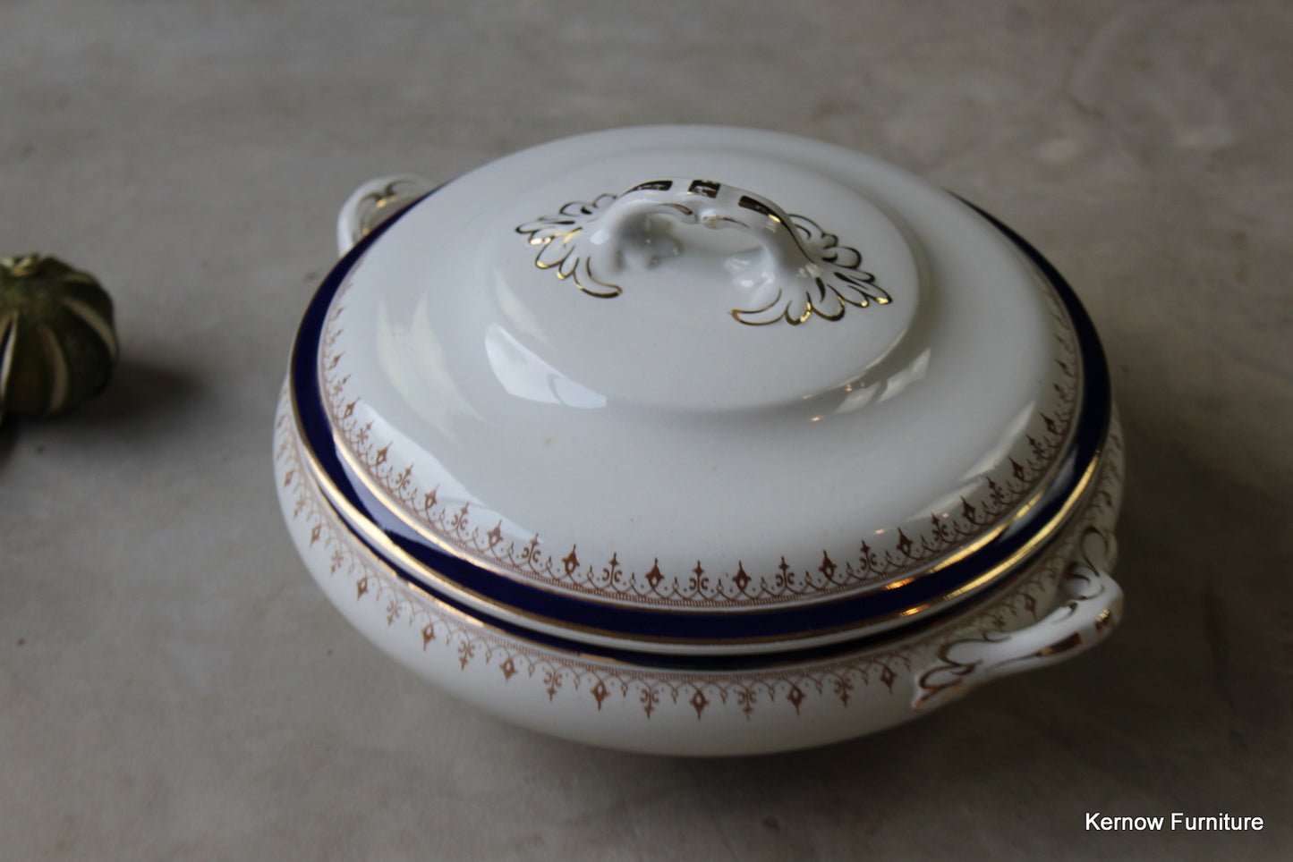 Losol Ware Blue & White China Tureen - Kernow Furniture