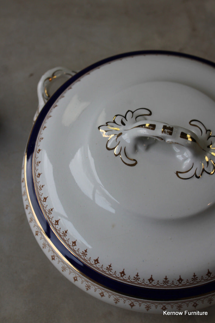 Losol Ware Blue & White China Tureen - Kernow Furniture