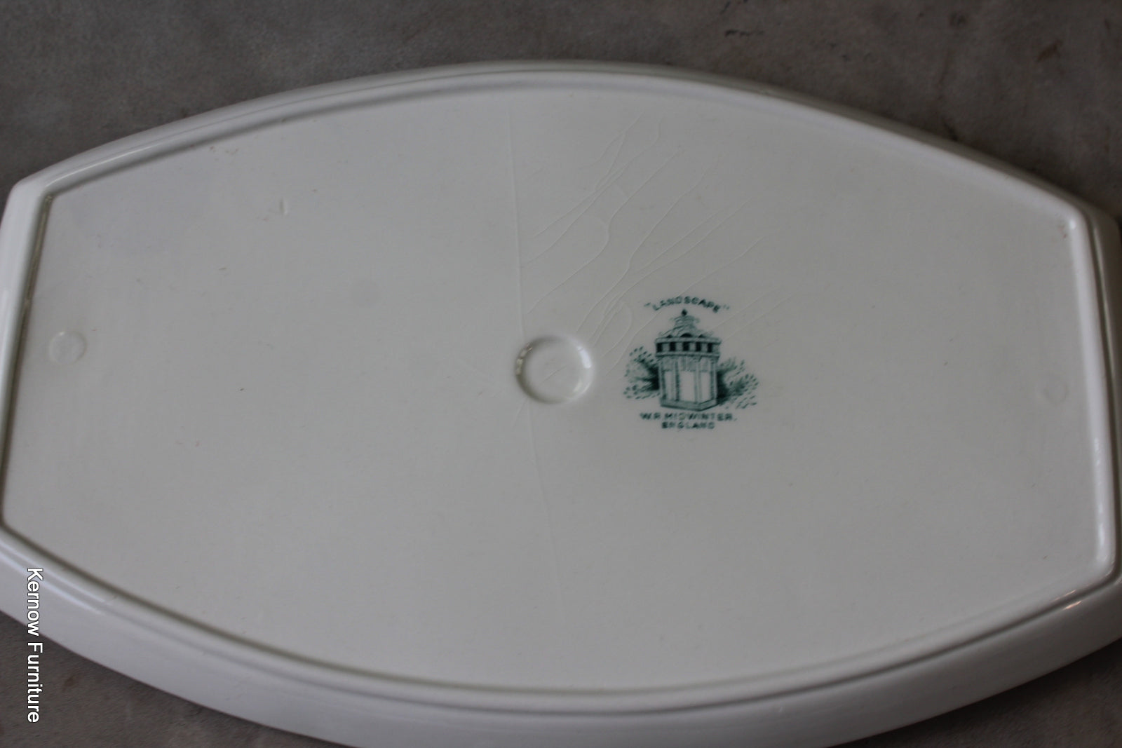 Pair Vintage Serving Plates - Kernow Furniture