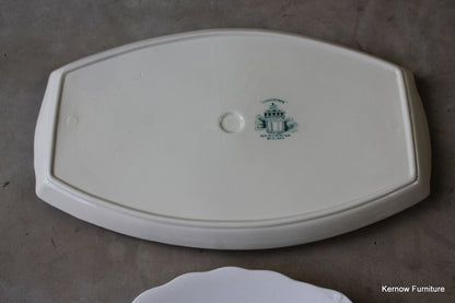 Pair Vintage Serving Plates - Kernow Furniture