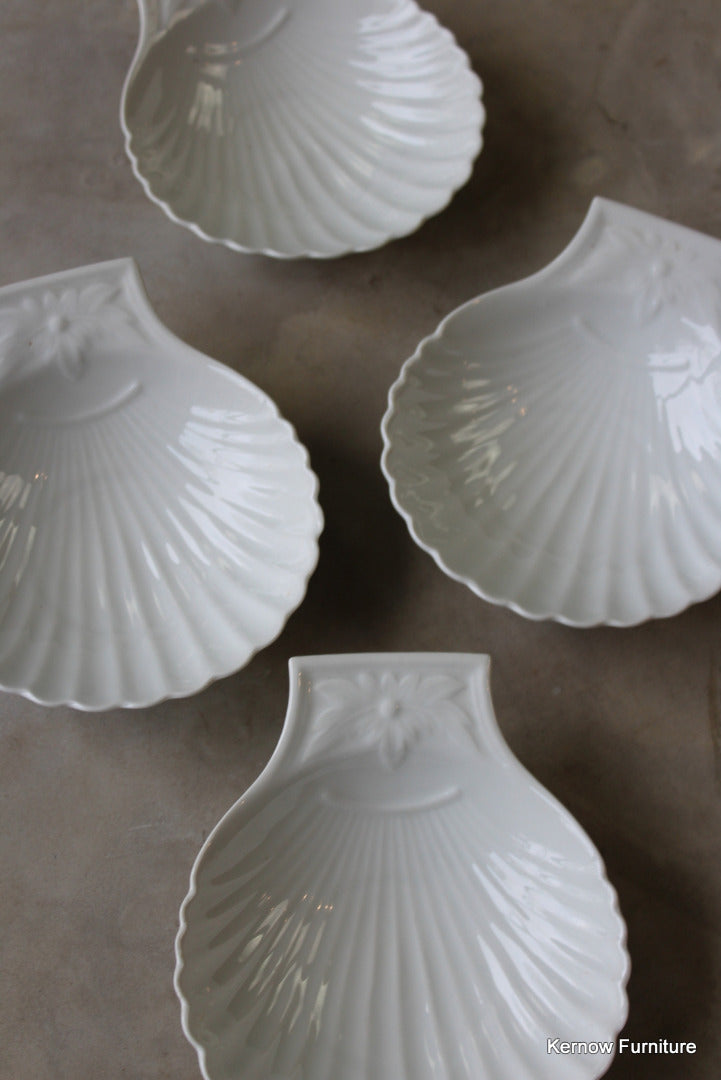 Apilco France Scallop Dishes x 4 - Kernow Furniture