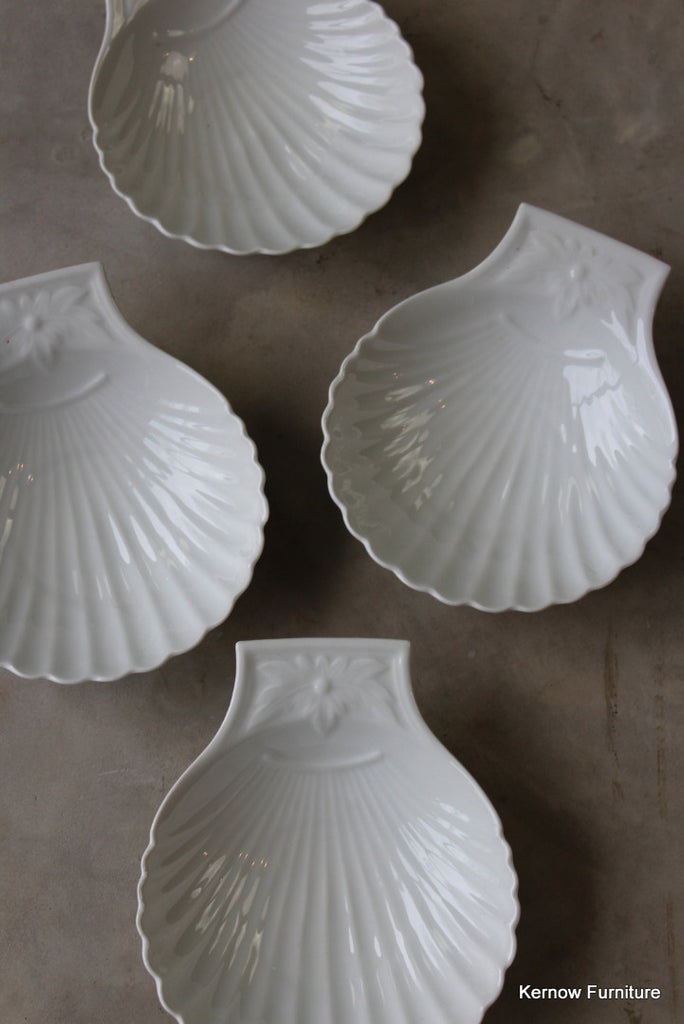 Apilco France Scallop Dishes x 4 - Kernow Furniture