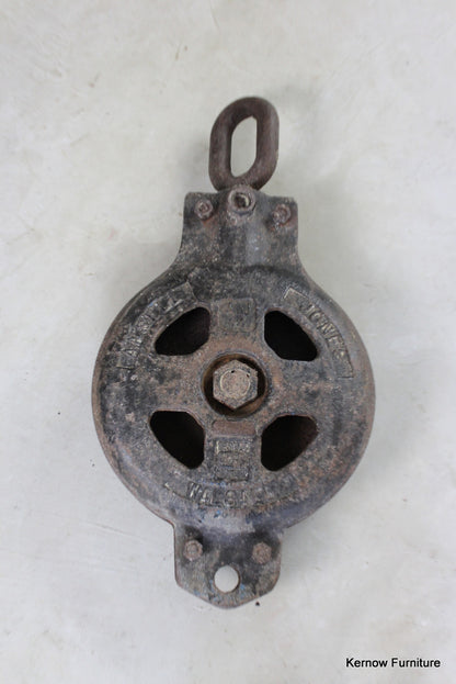 Ansell Jones Ships Large Pulley Block - Kernow Furniture