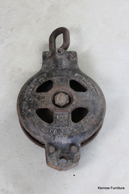 Ansell Jones Ships Large Pulley Block - Kernow Furniture