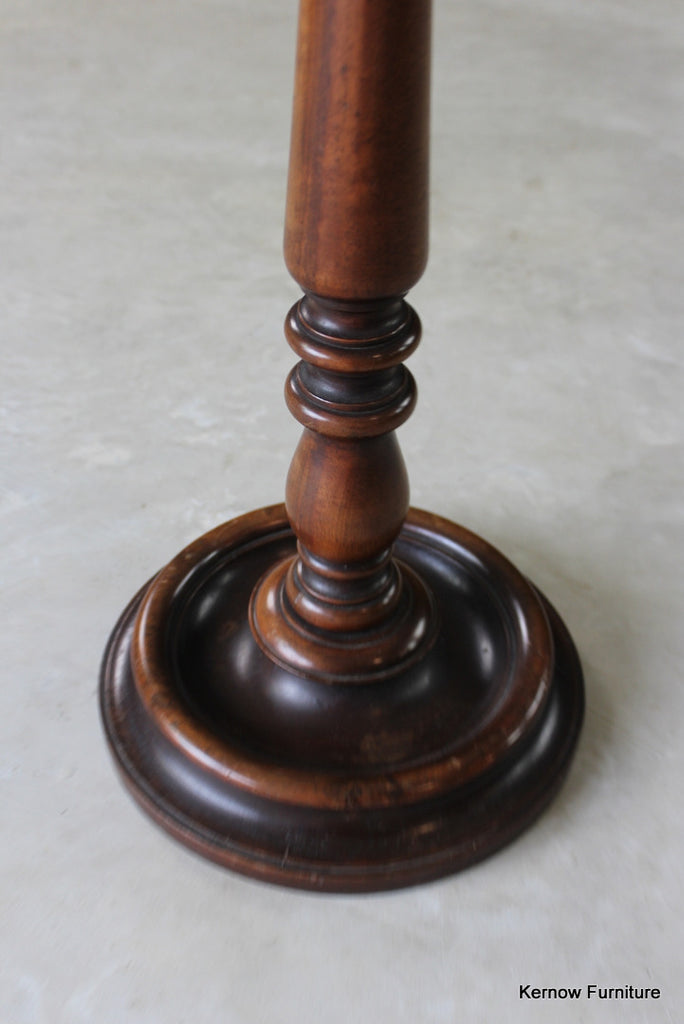 Large Wooden Turned Table Lamp - Kernow Furniture
