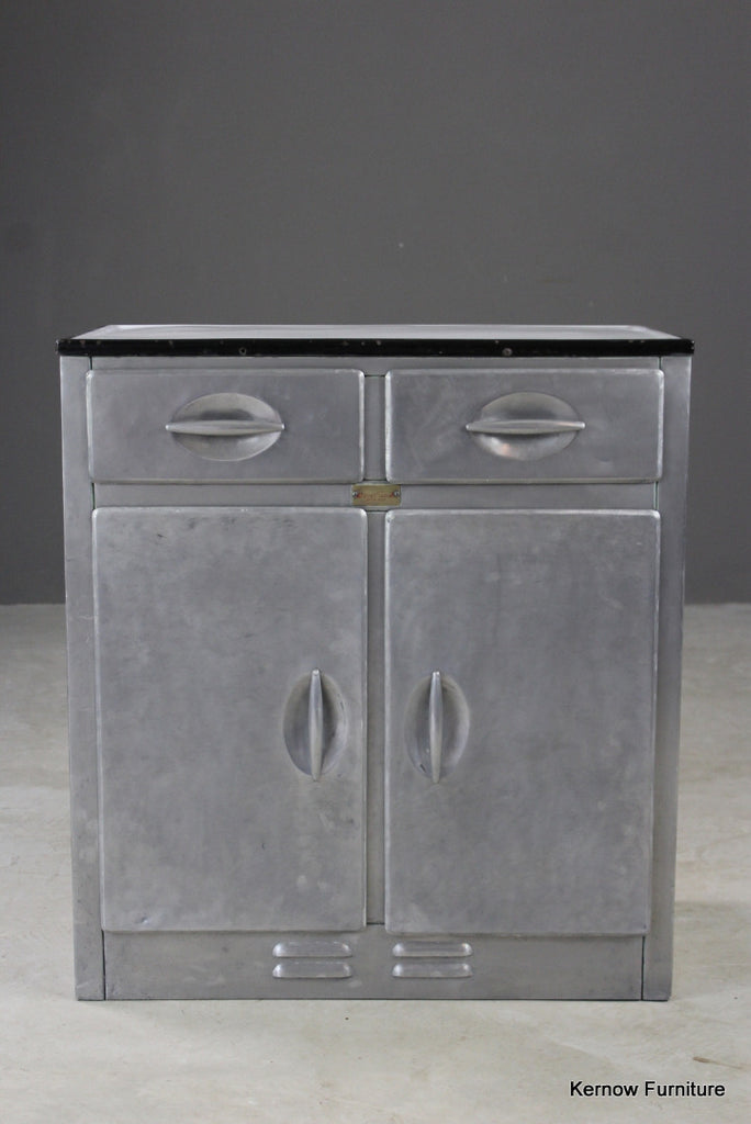 Vintage Aluminium Kitchen Larder Cabinet - Kernow Furniture