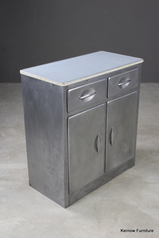 Vintage Aluminium Kitchen Larder Cabinet - Kernow Furniture