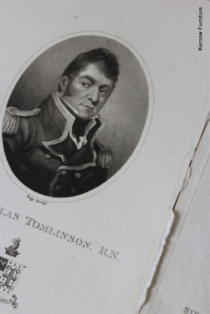 Collection Naval Portrait Engravings - Kernow Furniture