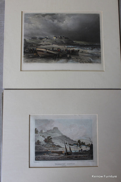 Pair Antique Engravings - Kernow Furniture