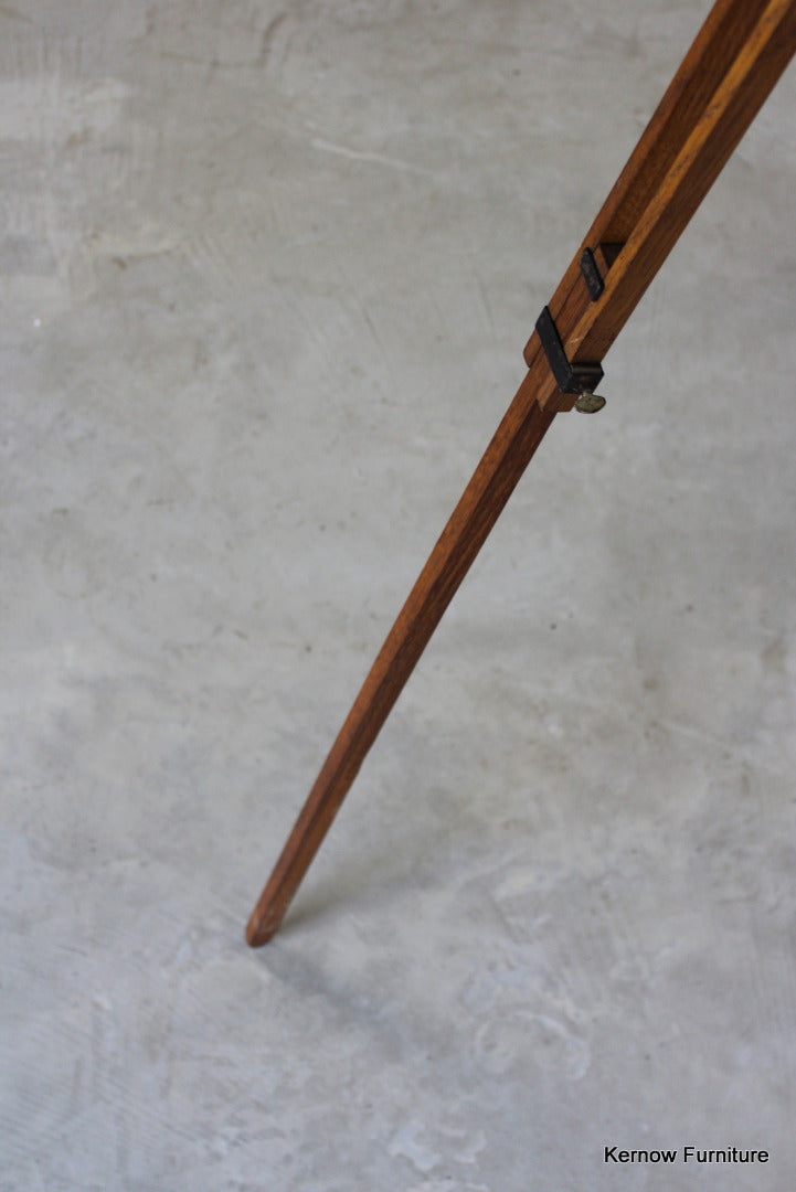 Vintage Wooden Oak Camera Tripod - Kernow Furniture