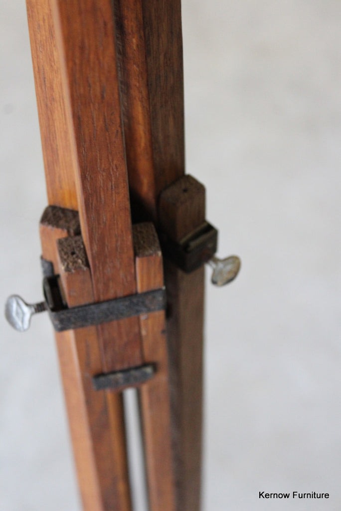 Vintage Wooden Oak Camera Tripod - Kernow Furniture