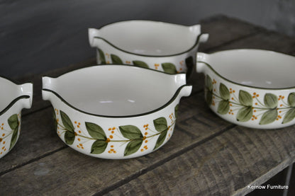 4 Jersey Pottery Bowls - Kernow Furniture