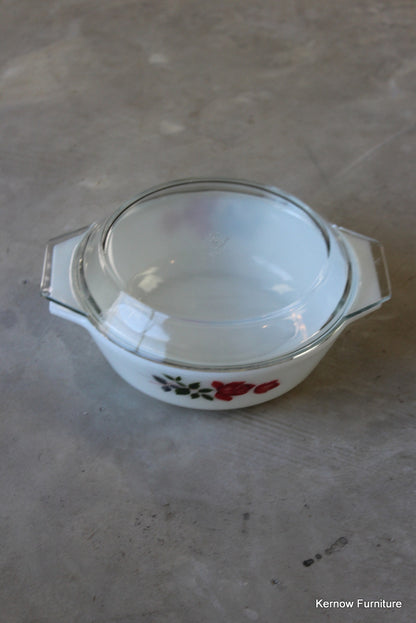 JAJ Pyrex Rose Small Casserole - Kernow Furniture