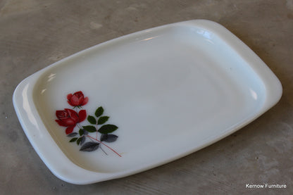 JAJ Pyrex Rose Tray - Kernow Furniture