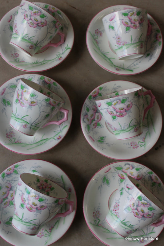 C W S Fantasy 6 Cups & Saucers - Kernow Furniture