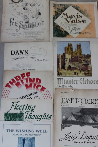 Job Lot Vintage Sheet Music - Kernow Furniture