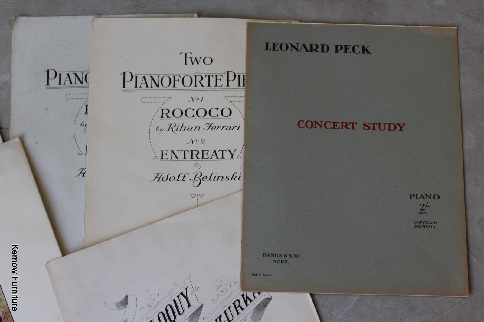 Job Lot Vintage Sheet Music - Kernow Furniture