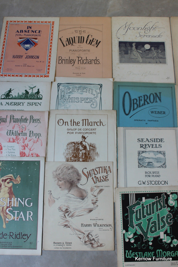 Job Lot Vintage Sheet Music - Kernow Furniture