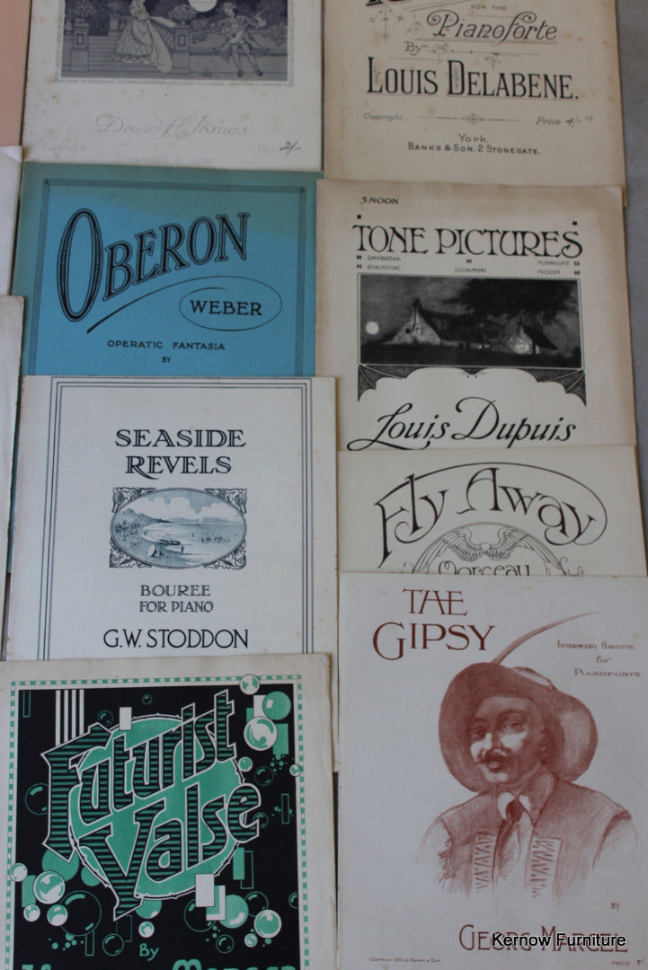 Job Lot Vintage Sheet Music - Kernow Furniture