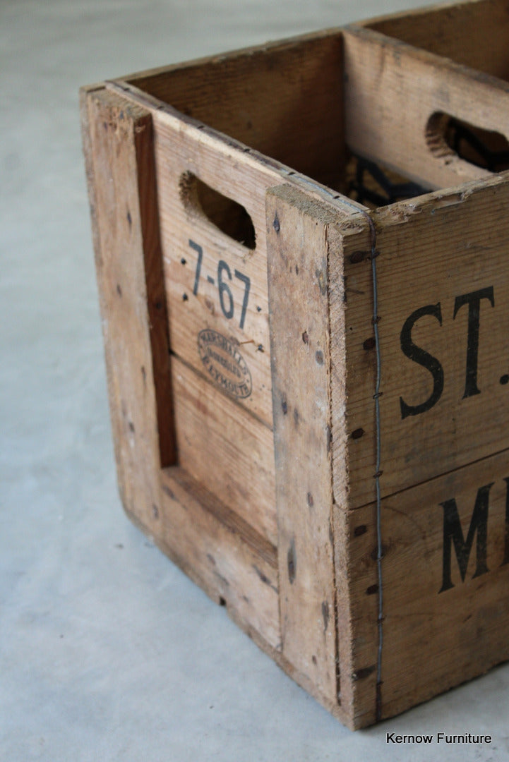 St Austell Brewery Wooden Crate - Kernow Furniture