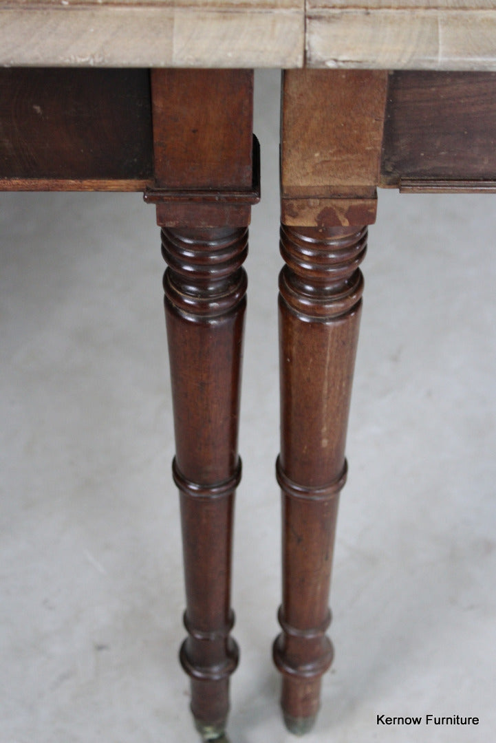 Pair Bleached Mahogany Georgian Side Tables - Kernow Furniture