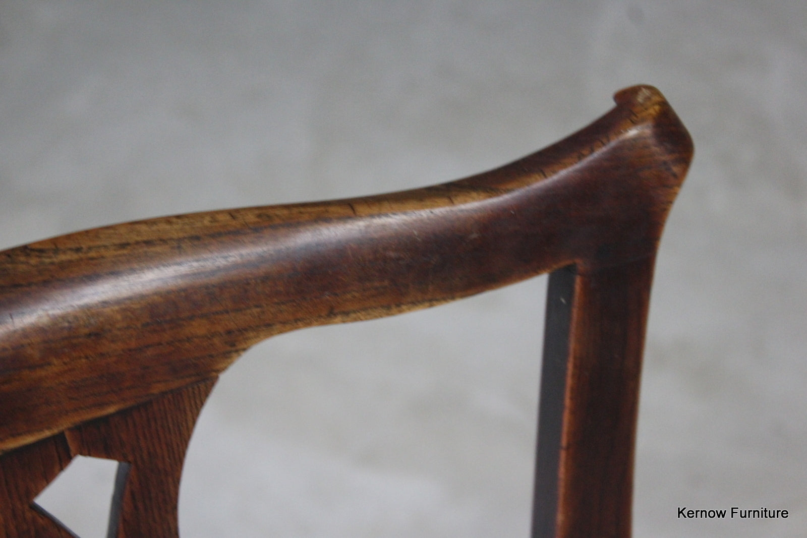 Georgian Elm Hall Chair - Kernow Furniture