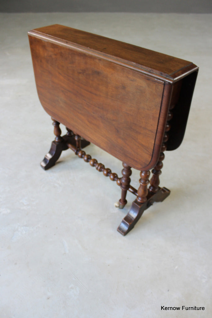 Antique Mahogany Small Sutherland Table - Kernow Furniture