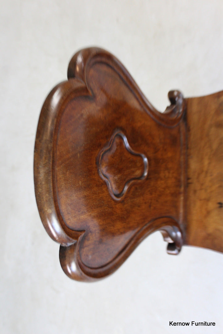 Victorian Mahogany Hall Chair - Kernow Furniture