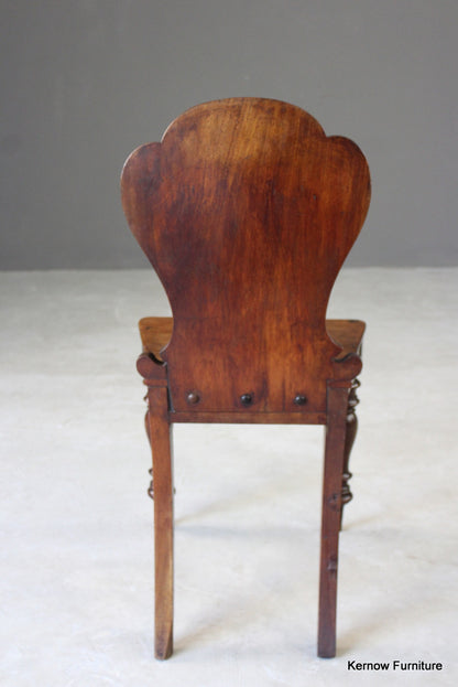 Victorian Mahogany Hall Chair - Kernow Furniture