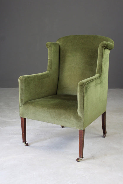 Edwardian Green Armchair - Kernow Furniture