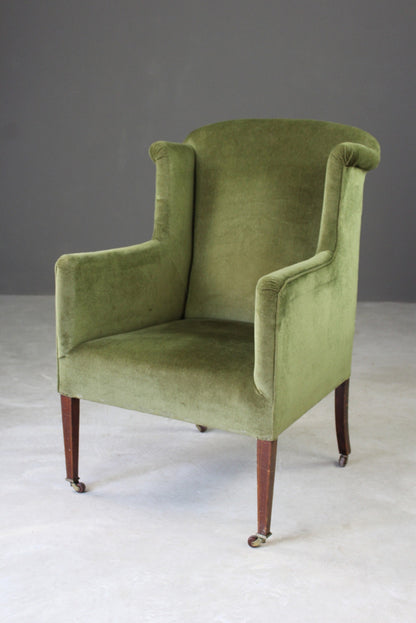 Edwardian Green Armchair - Kernow Furniture