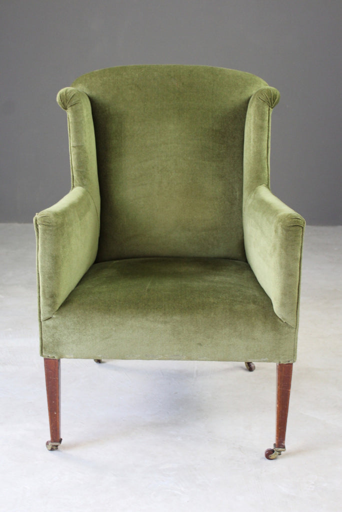 Edwardian Green Armchair - Kernow Furniture