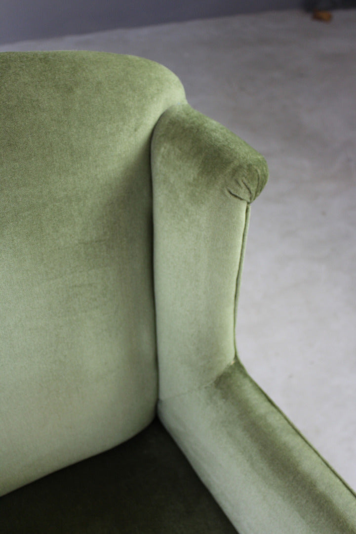 Edwardian Green Armchair - Kernow Furniture